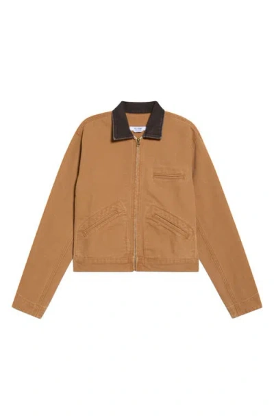 Re/done Attendant Jacket In Brown