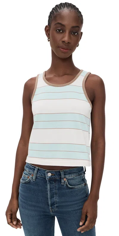 Re/done Bama Tank Top Light Mint In Green
