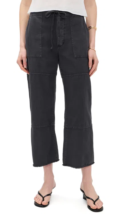 Re/done Beach Pants Washed Black