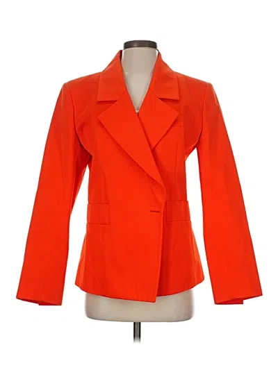 Pre-owned Re/done Blazer Jacket In Orange