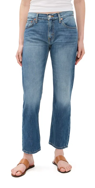 Re/done Blondie Crop Jeans Mendocino Indigo