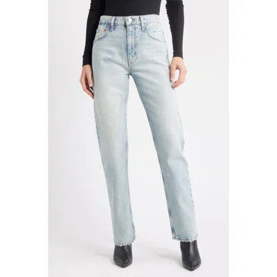 Re/done Blondie Distressed Organic Cotton Jeans In Blue