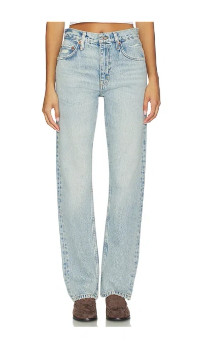 Re/done Blondie Straight Jeans In Blue