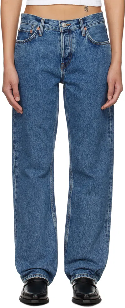 Re/done Blue 'the Standard' Jeans