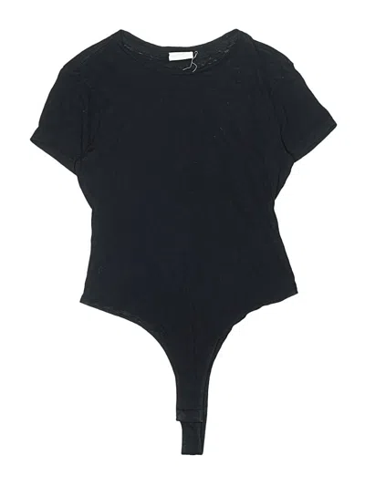 Pre-owned Re/done Bodysuit In Black