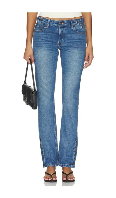 Re/done Britt Bootcut Jeans In Blue