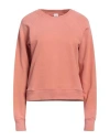RE/DONE BY HANES RE/DONE BY HANES WOMAN SWEATSHIRT SALMON PINK SIZE M COTTON