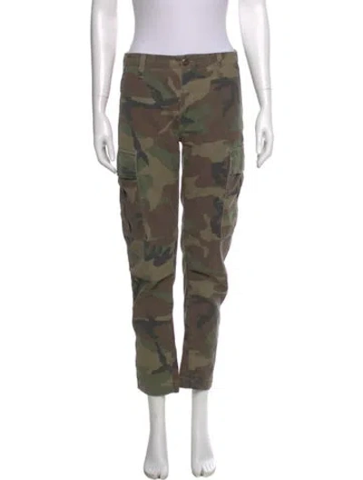 Pre-owned Re/done Camouflage Print Straight Leg Pants In Multi