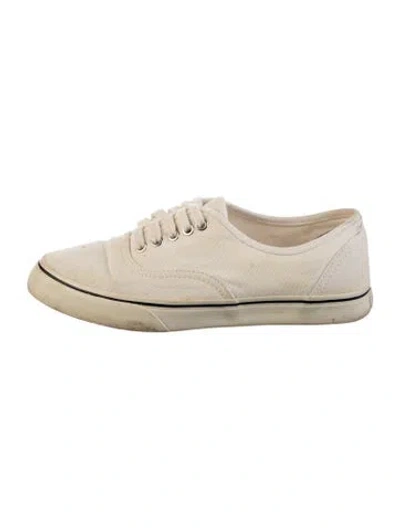 Pre-owned Re/done Canvas Sneakers In Neutral
