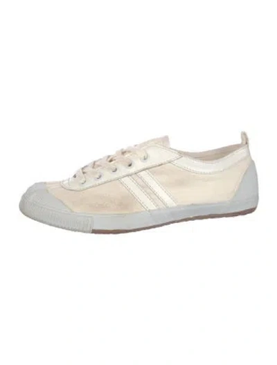 Pre-owned Re/done Canvas Sneakers In Neutrals