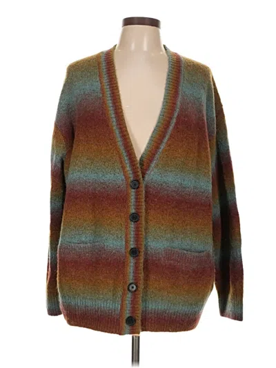 Pre-owned Re/done Cardigan Sweater In Brown