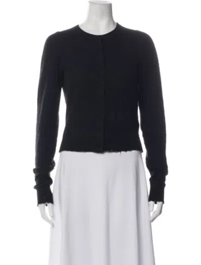 Pre-owned Re/done Cashmere Crew Neck Sweater In Black