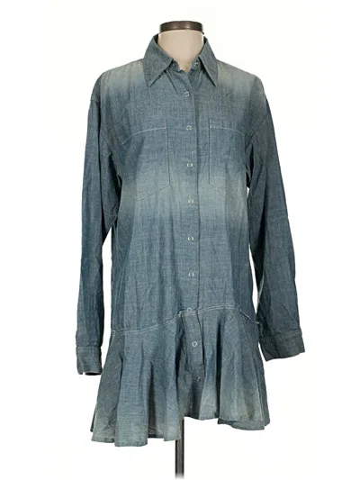 Re/done Casual Dress In Blue