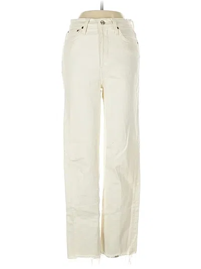 Pre-owned Re/done Casual Pants In White