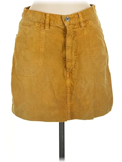 Pre-owned Re/done Casual Skirt In Yellow