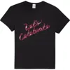 Re/done Celebrate Graphic T-shirt In Black
