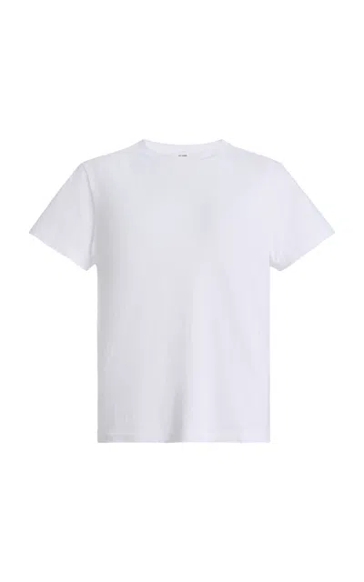 Re/done Classic Cotton T-shirt In White