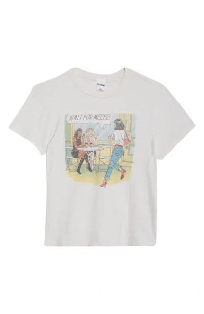 Re/done Classic Graphic T-shirt In White