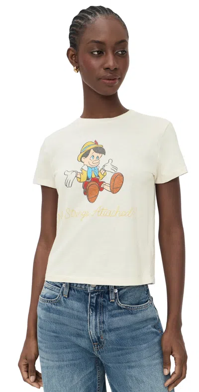 Re/done Classic Pinnocchio Tee Vintage White