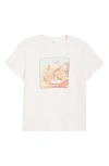 Re/done Classic Same Cloth Graphic T-shirt In White