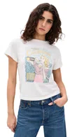Re/done Classic Tee Bubbles Vintage White In White