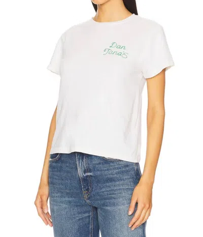 Re/done Classic Tee Dan Tana In White