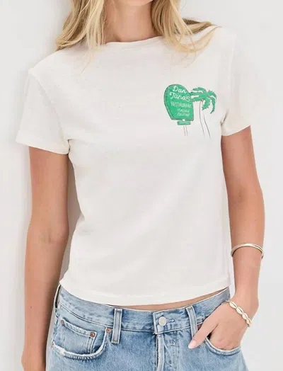 Re/done Classic Tee Dan Tana Sign In White