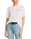 Re/done Crabby Boyfriend Tee In White