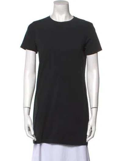 Pre-owned Re/done Crew Neck Mini Dress In Black