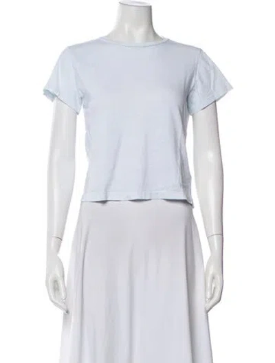 Pre-owned Re/done Crew Neck Short Sleeve T-shirt In White