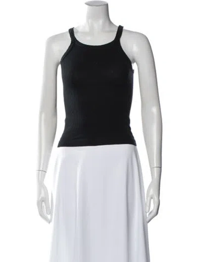 Pre-owned Re/done Crew Neck Sleeveless Top In Gray
