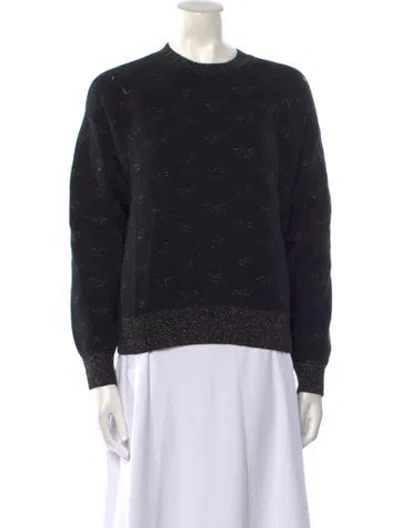 Pre-owned Re/done Crew Neck Sweater In Black