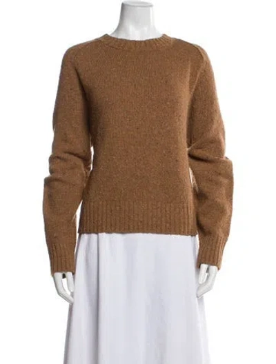 Pre-owned Re/done Crew Neck Sweater In Brown