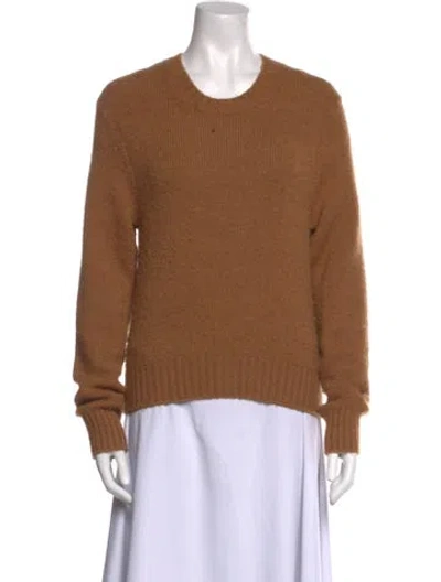 Pre-owned Re/done Crew Neck Sweater In Brown