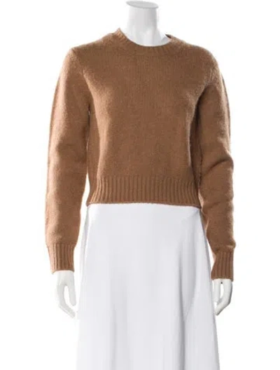 Pre-owned Re/done Crew Neck Sweater In Brown