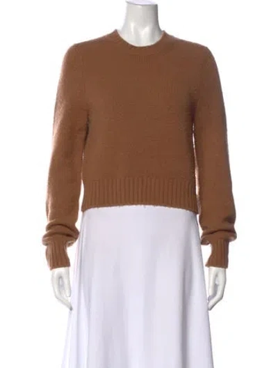 Pre-owned Re/done Crew Neck Sweater In Brown