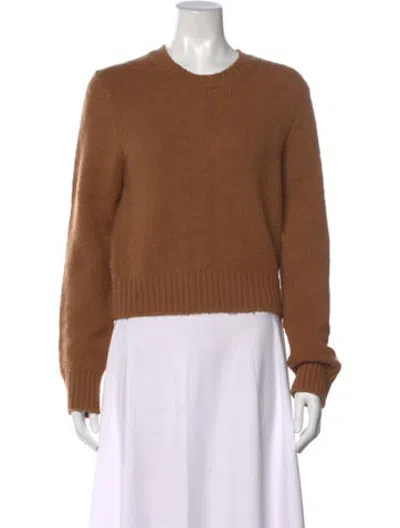 Pre-owned Re/done Crew Neck Sweater In Brown