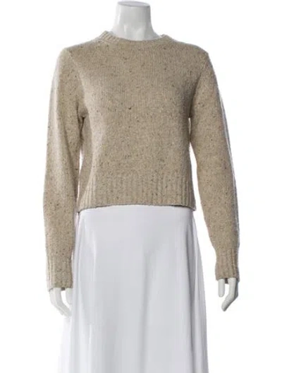 Pre-owned Re/done Crew Neck Sweater In Neutral