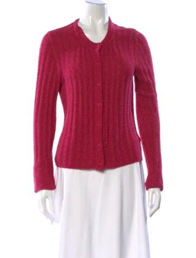 Pre-owned Re/done Crew Neck Sweater In Pink