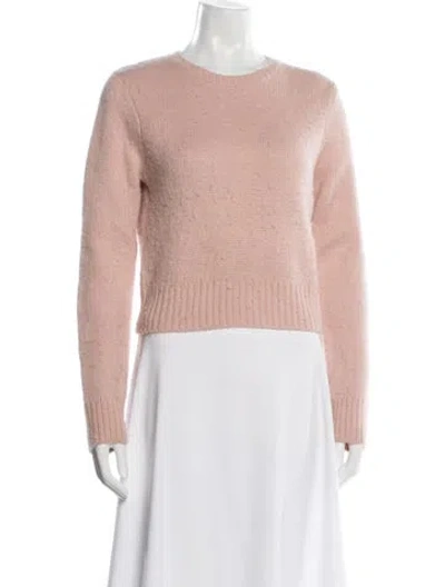 Pre-owned Re/done Crew Neck Sweater In Pink