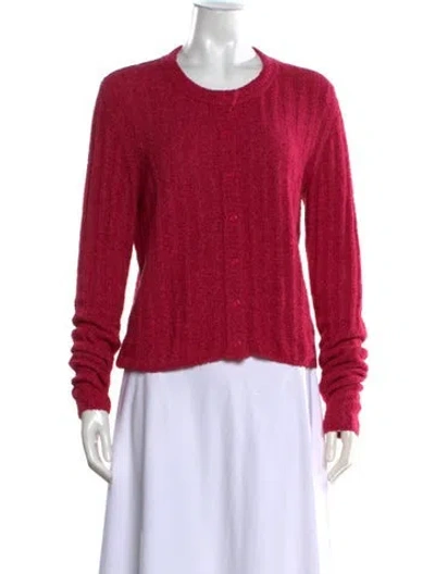 Pre-owned Re/done Crew Neck Sweater In Pink