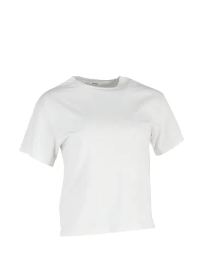 Pre-owned Re/done Crewneck T-shirt In White