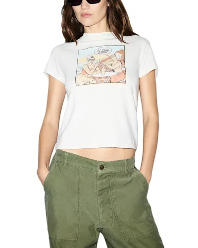 Re/done Cut From The Same Cloth Classic Tee In White