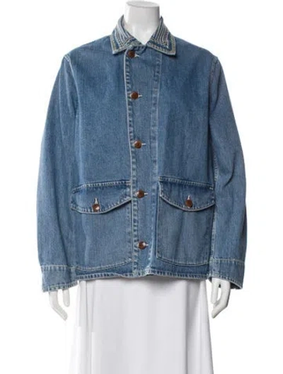 Pre-owned Re/done Denim Jacket In Blue