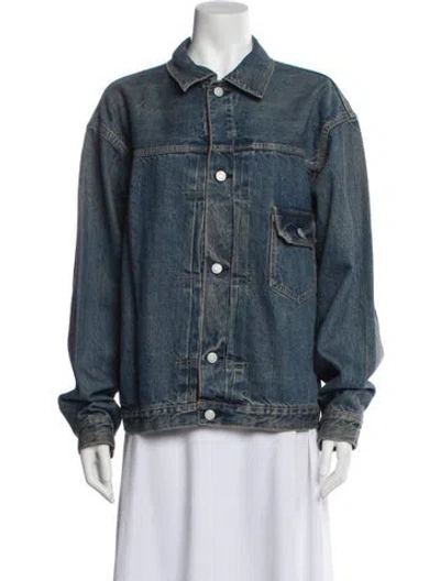Pre-owned Re/done Denim Jacket In Blue