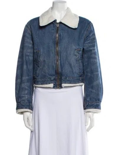 Pre-owned Re/done Denim Jacket In Blue