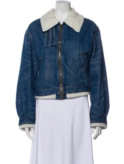 Pre-owned Re/done Denim Jacket In Blue