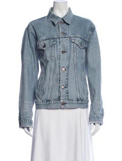 Pre-owned Re/done Denim Jacket In Blue