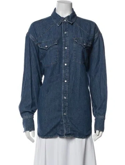 Pre-owned Re/done Denim Jacket In Blue