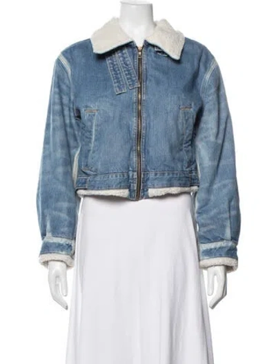 Pre-owned Re/done Denim Jacket In Blue